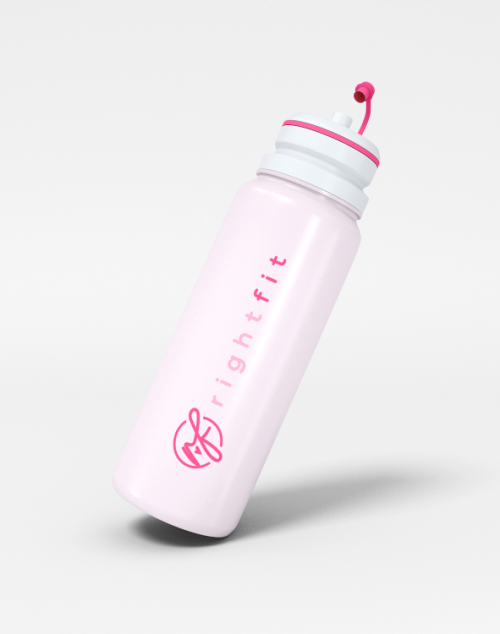 Glossy Plastic Sports Water Bottle Mockup